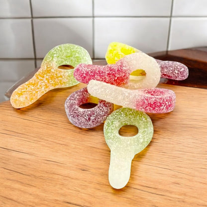 Vegan Sour Dummies Fizzy, Fruity & Delicious, Fizzy Vegan Dummy Sweets