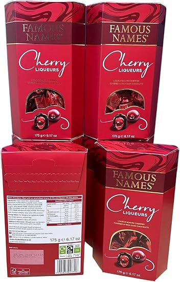 Famous Names Cherry Liqueur Chocolate 175 G