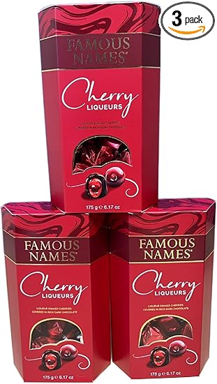 Famous Names Cherry Liqueur Chocolate 175 G