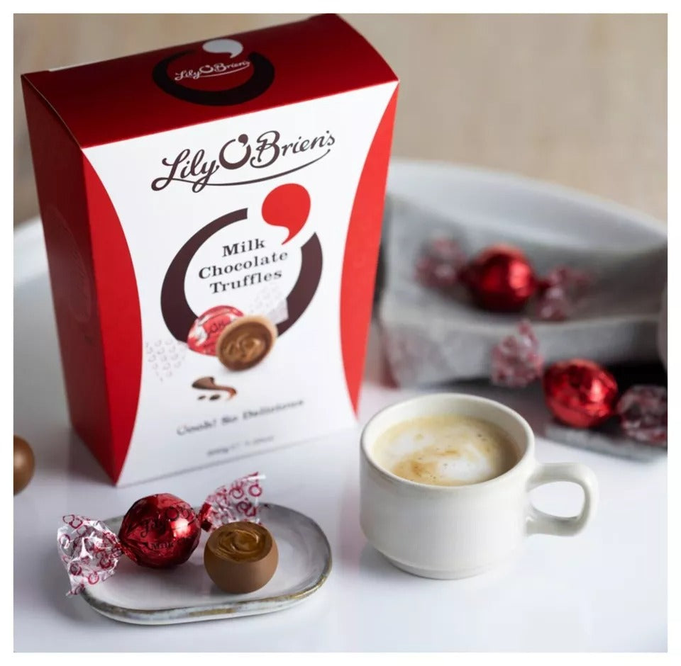 Milk Chocolate Truffles, 17 Chocolates, 200g.