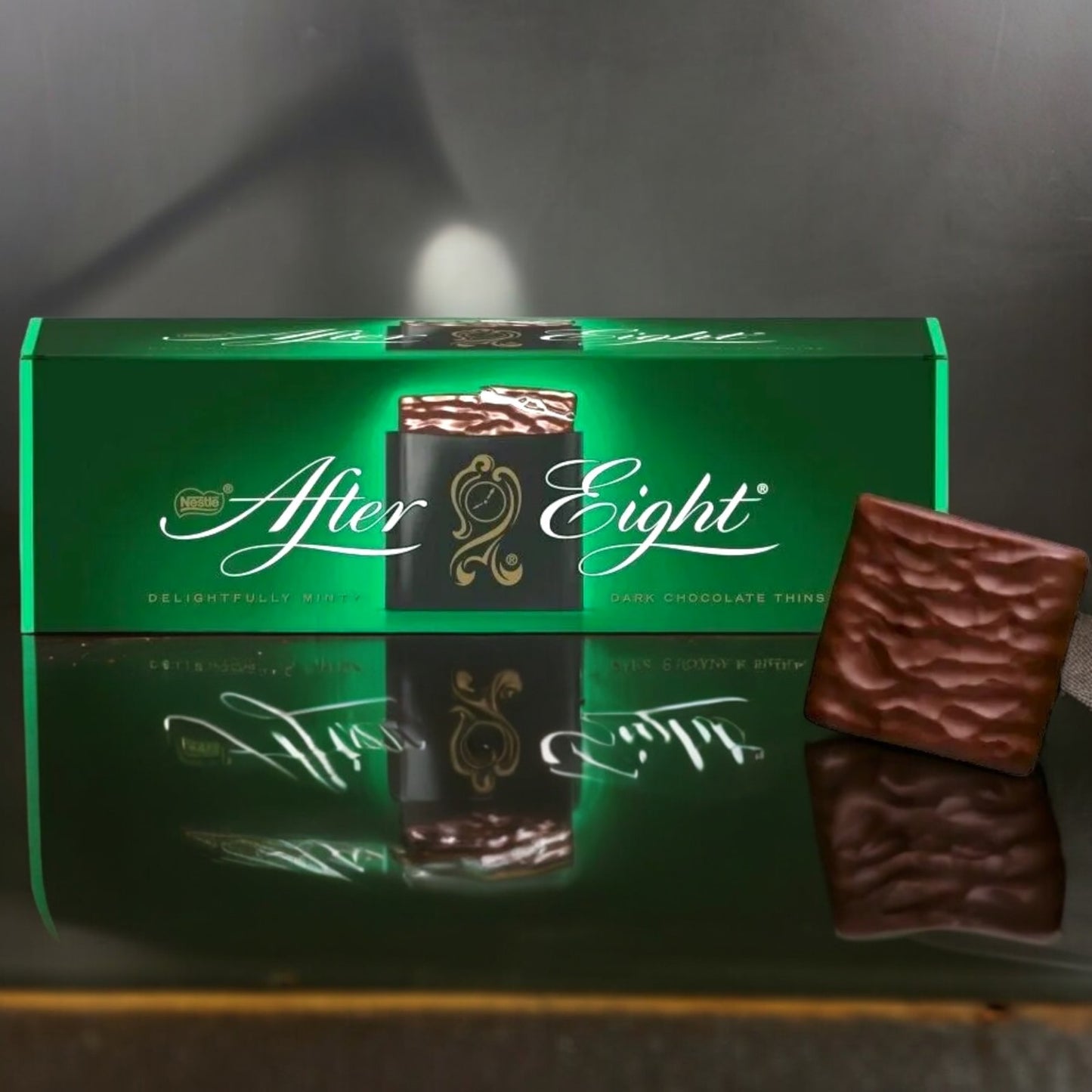 After Eight Mint Chocolate Thins - Dark Chocolate, Mint, British Confectionery