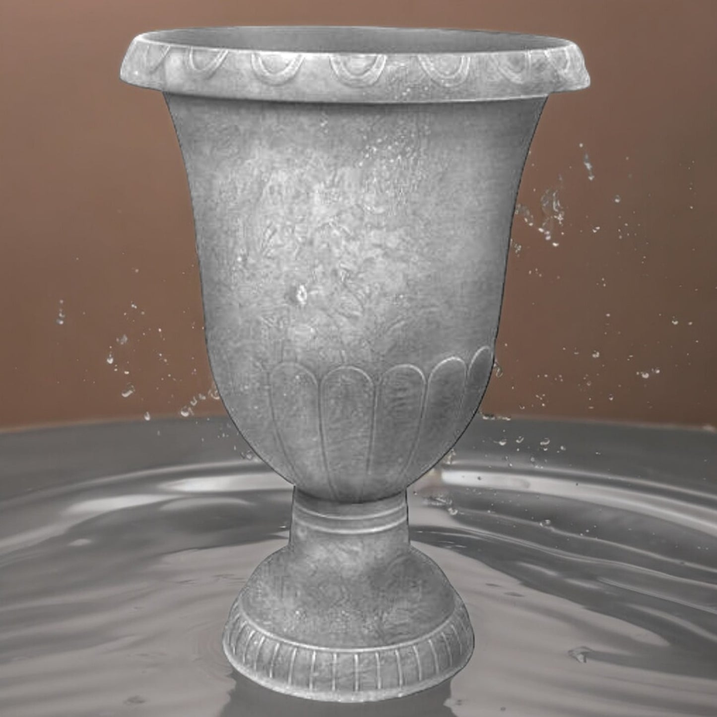 Classic Urn Planter - Roman Style, Resin | Divas World