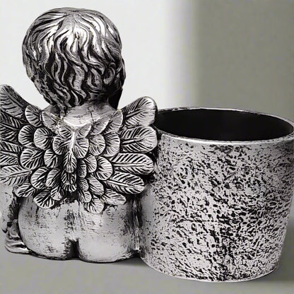 Angel Cement Planter - A Touch of Heavenly Elegance for Your Garden