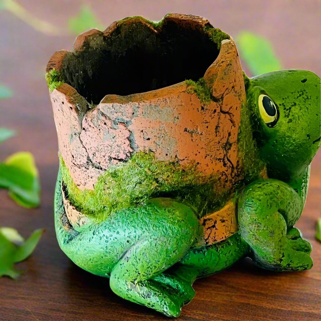 Froggy Planter - A Leaping Addition to Your Garden