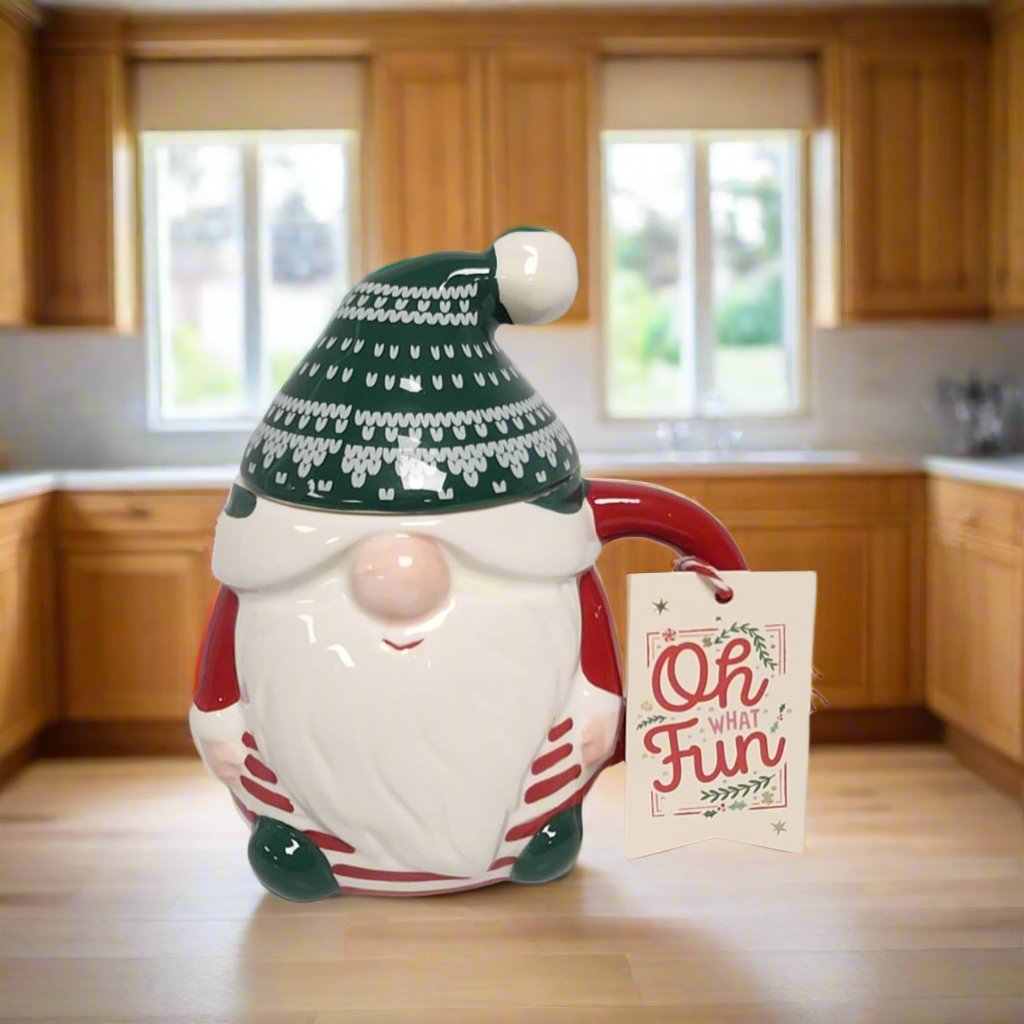 Divas World Christmas Gnome Ceramic Mug - Festive Holiday Gift