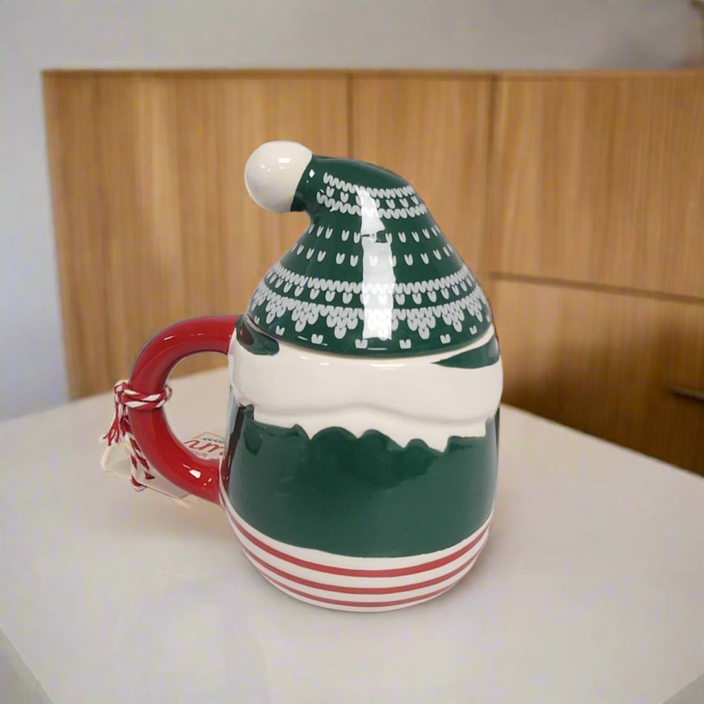 Divas World Christmas Gnome Ceramic Mug - Festive Holiday Gift