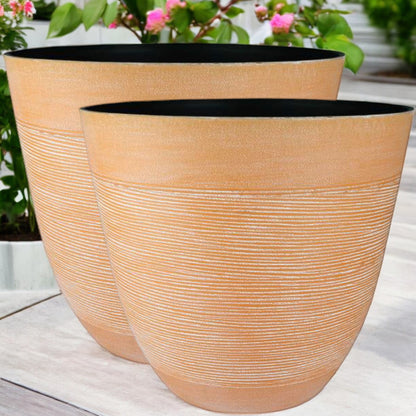 Obando Planter Duo: Terracotta Elegance - Pack of 2