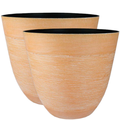 Obando Planter Duo: Terracotta Elegance - Pack of 2