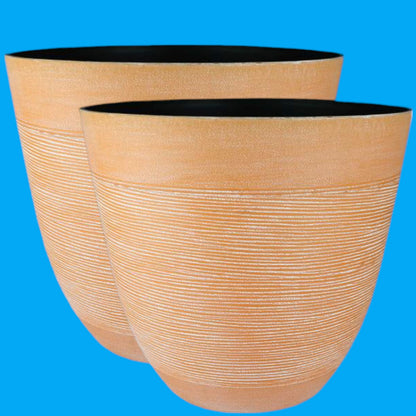 Obando Planter Duo: Terracotta Elegance - Pack of 2