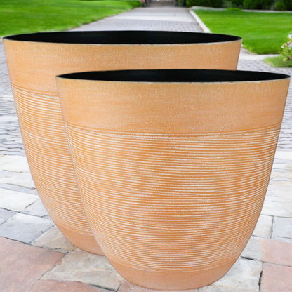 Obando Planter Duo: Terracotta Elegance - Pack of 2