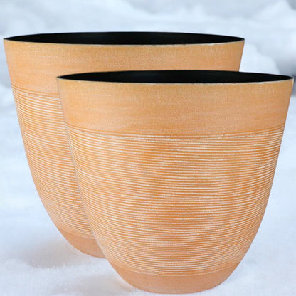 Obando Planter Duo: Terracotta Elegance - Pack of 2