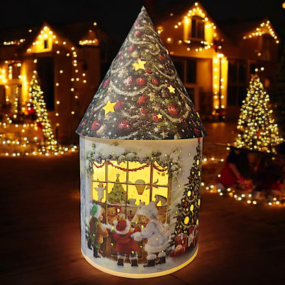 Enchanted Christmas Village Nightlight - Festive Holiday Decor