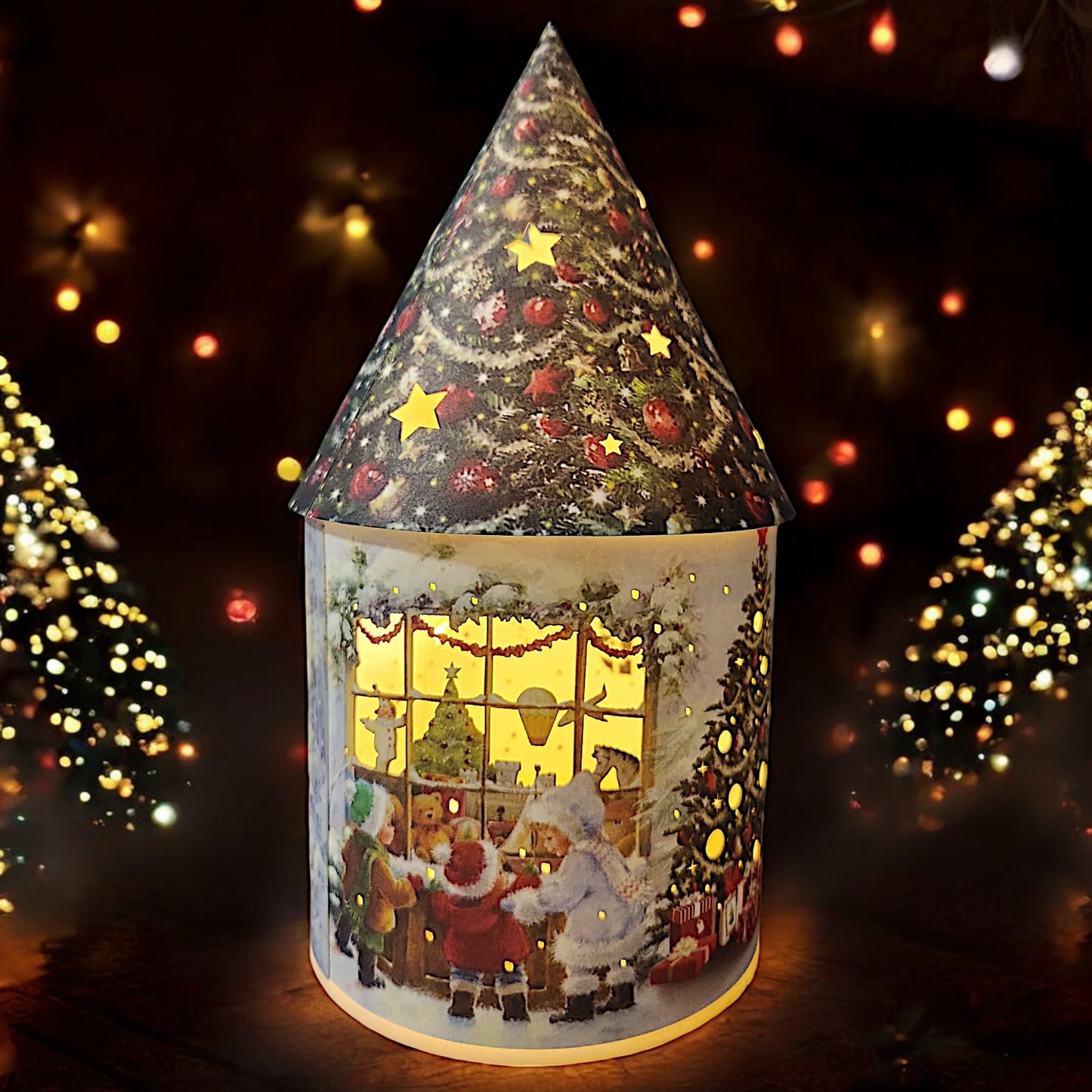 Enchanted Christmas Village Nightlight - Festive Holiday Decor