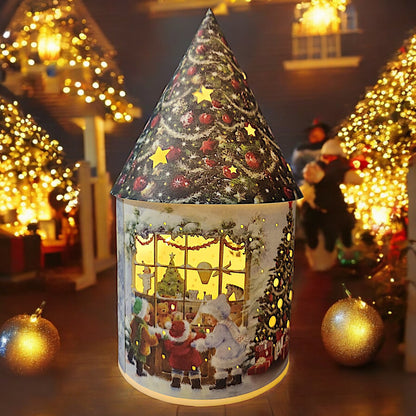 Enchanted Christmas Village Nightlight - Festive Holiday Decor