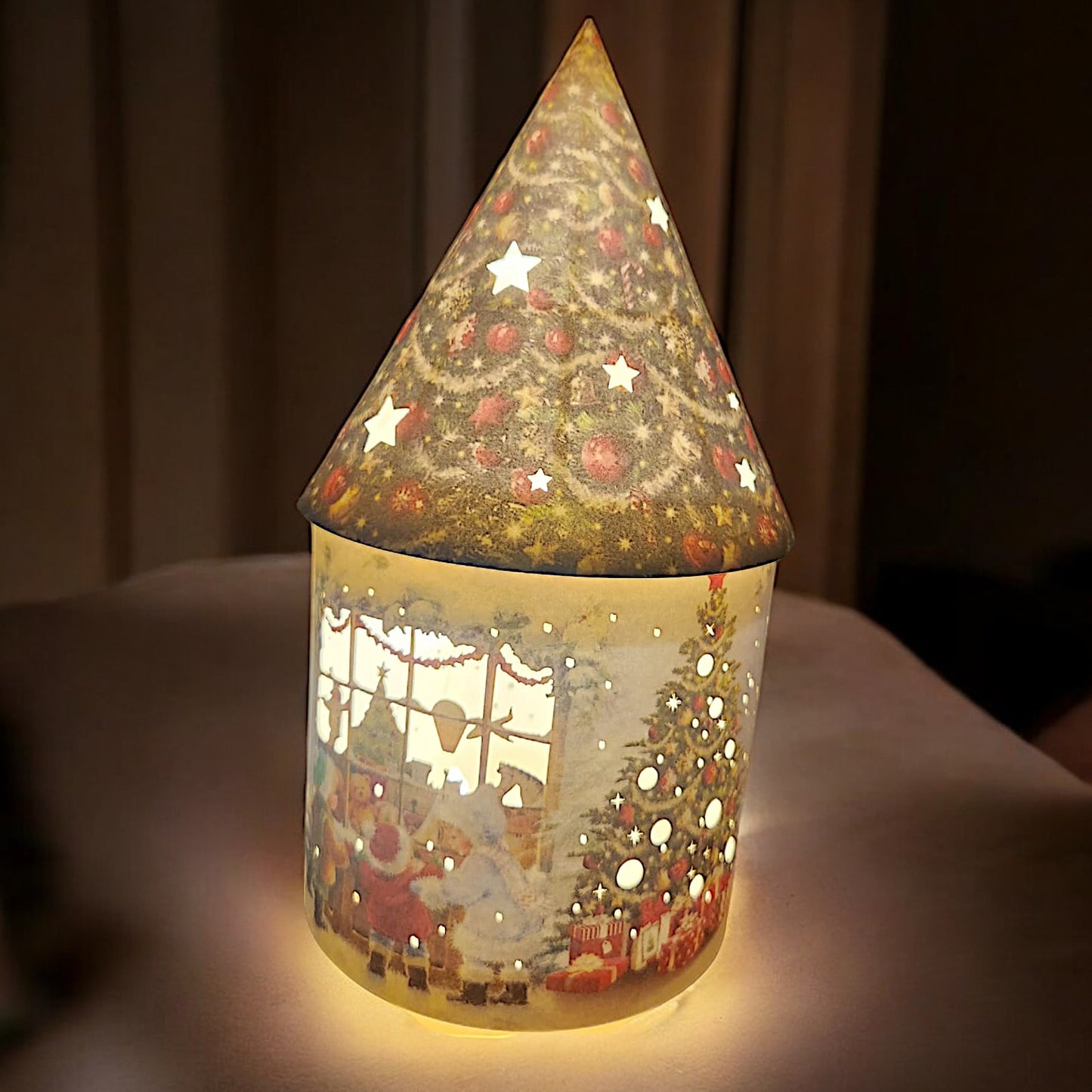 Enchanted Christmas Village Nightlight - Festive Holiday Decor