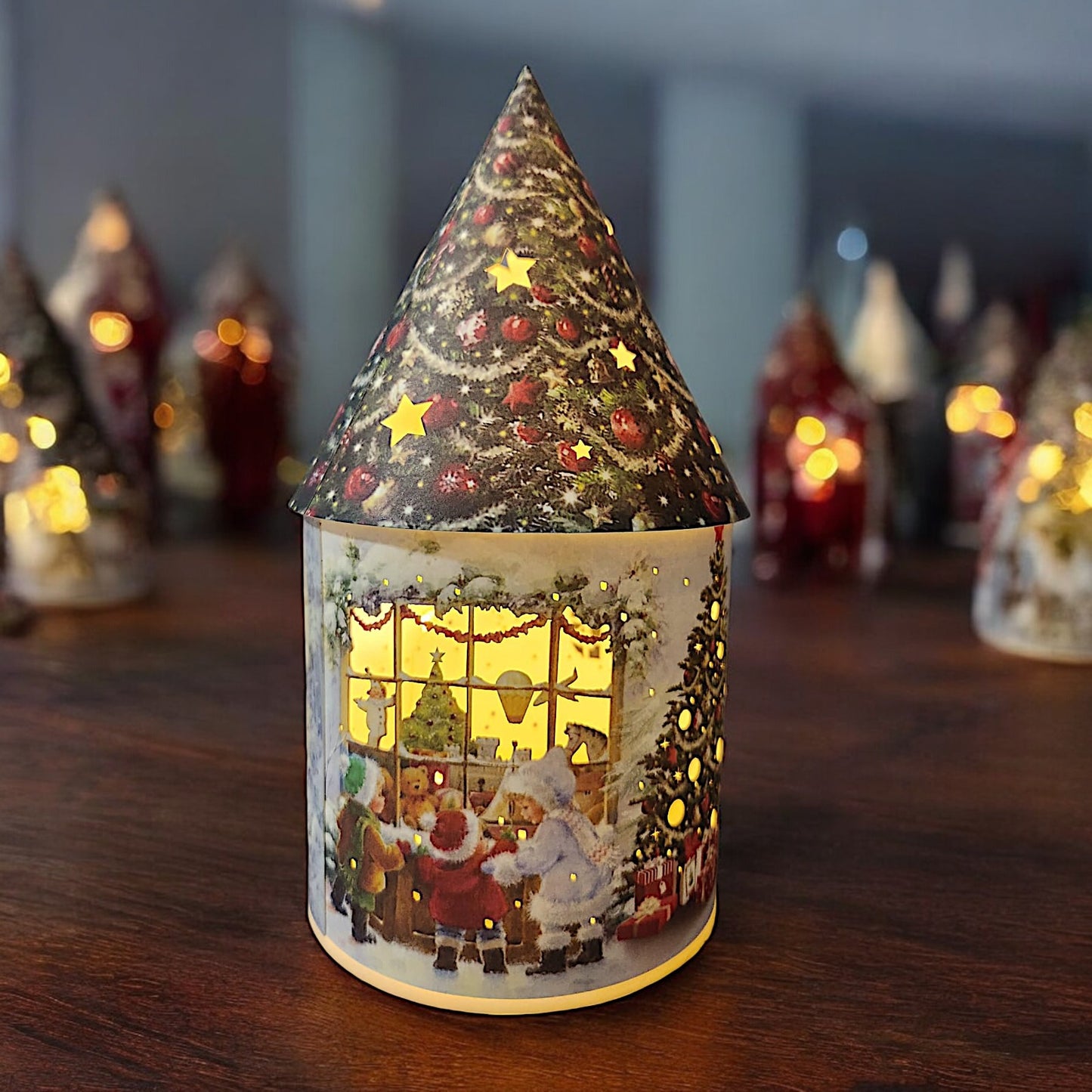 Enchanted Christmas Village Nightlight - Festive Holiday Decor