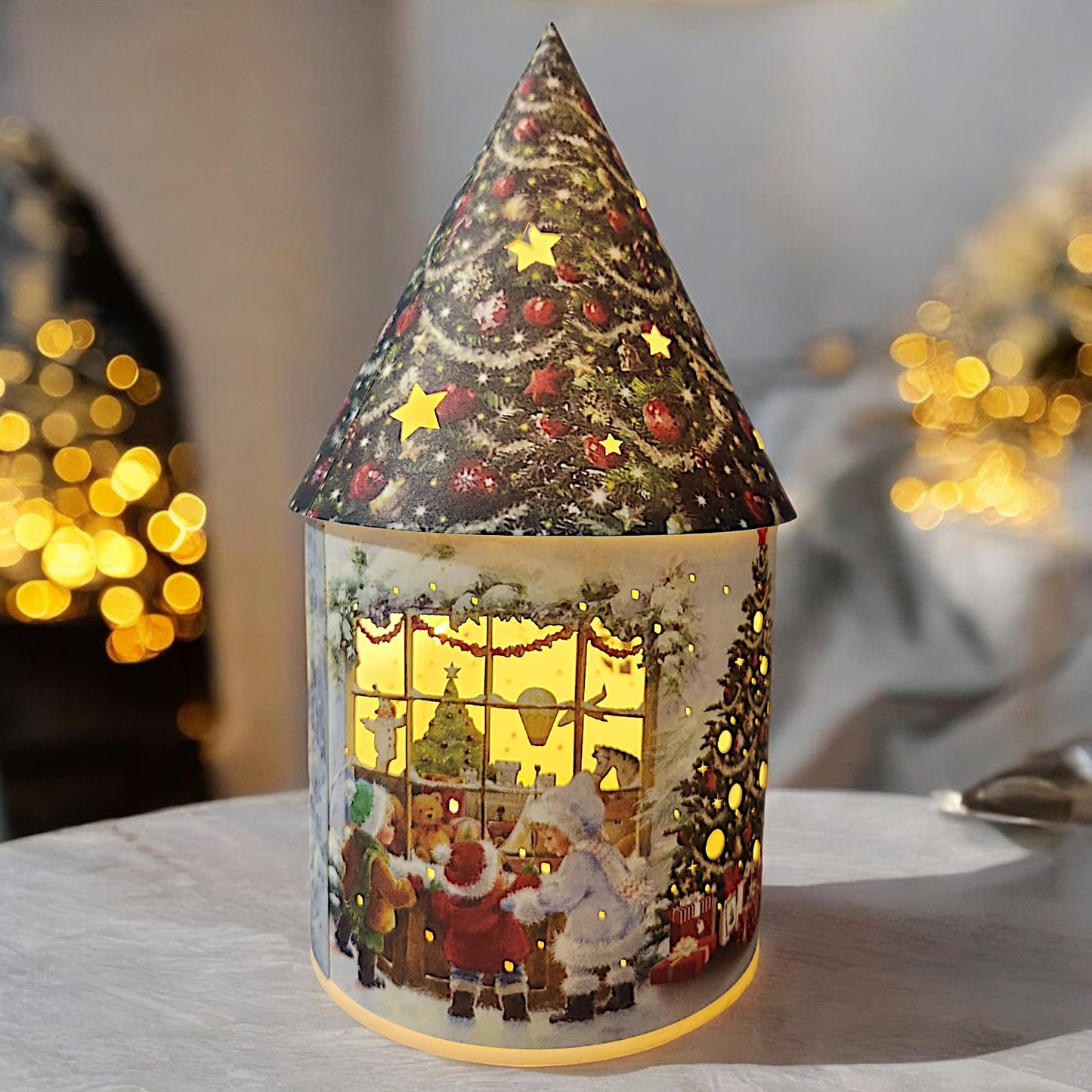 Enchanted Christmas Village Nightlight - Festive Holiday Decor