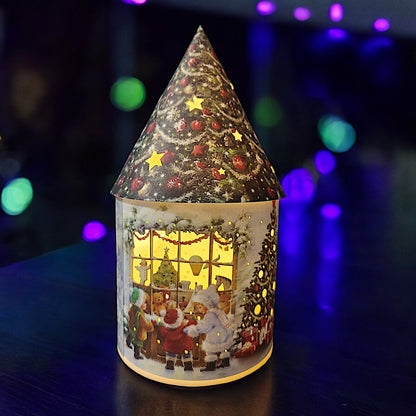 Enchanted Christmas Village Nightlight - Festive Holiday Decor