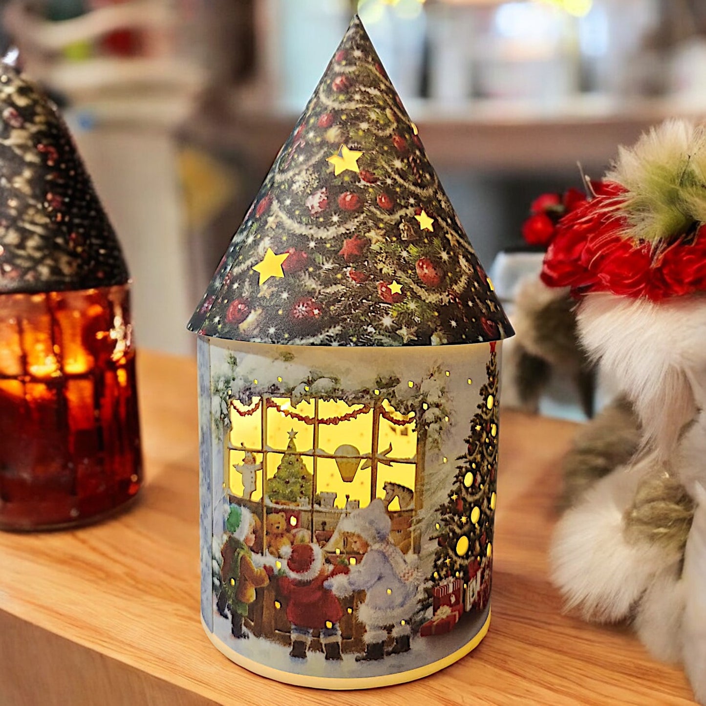 Enchanted Christmas Village Nightlight - Festive Holiday Decor