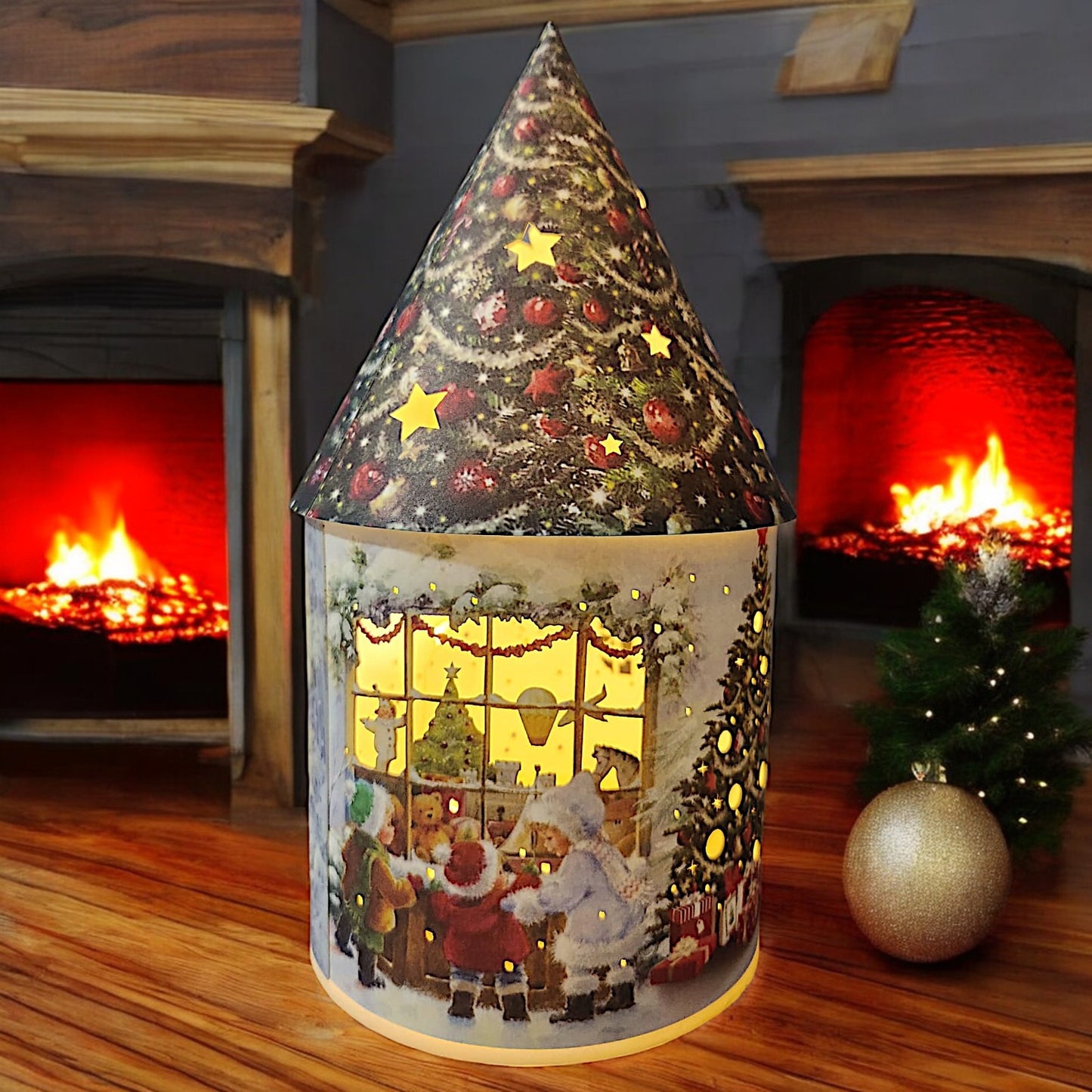 Enchanted Christmas Village Nightlight - Festive Holiday Decor