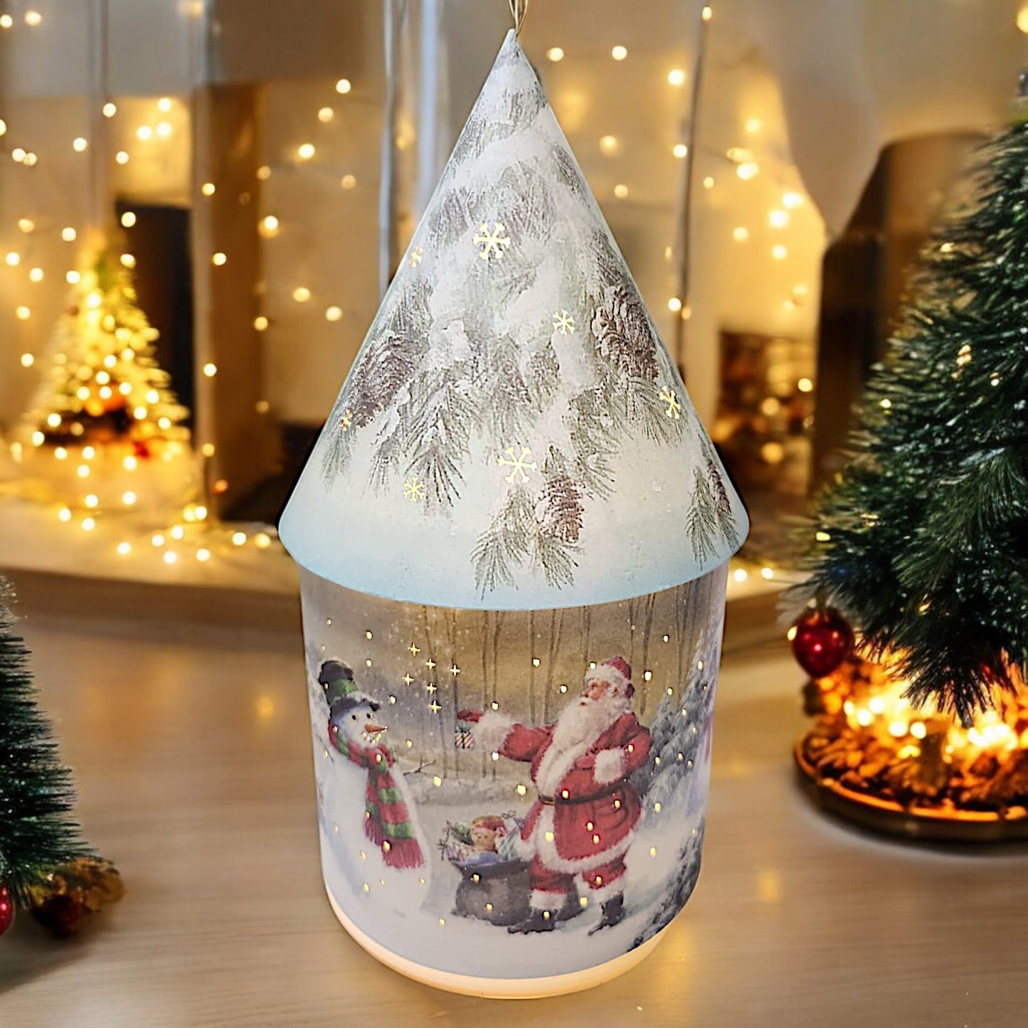 Enchanted Winter Village Nightlight - Festive Christmas Decoration