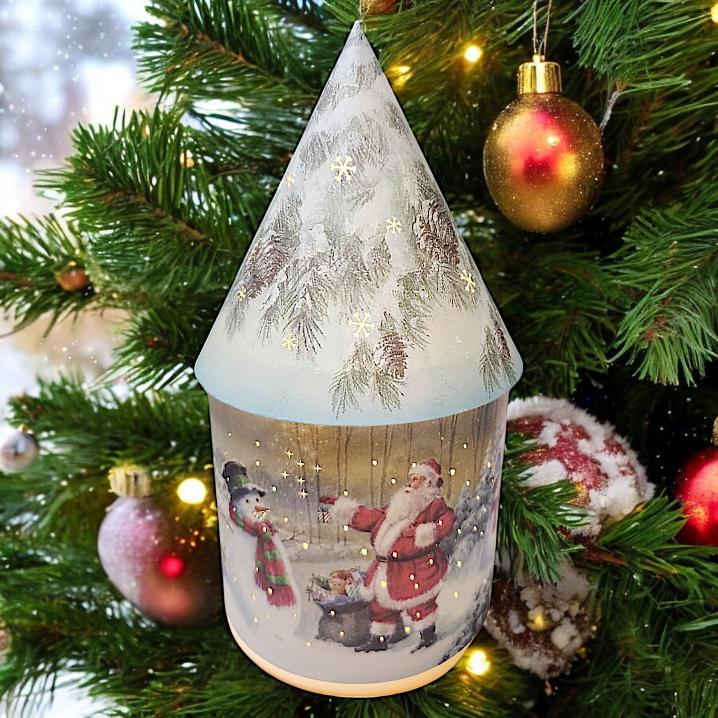 Enchanted Winter Village Nightlight - Festive Christmas Decoration