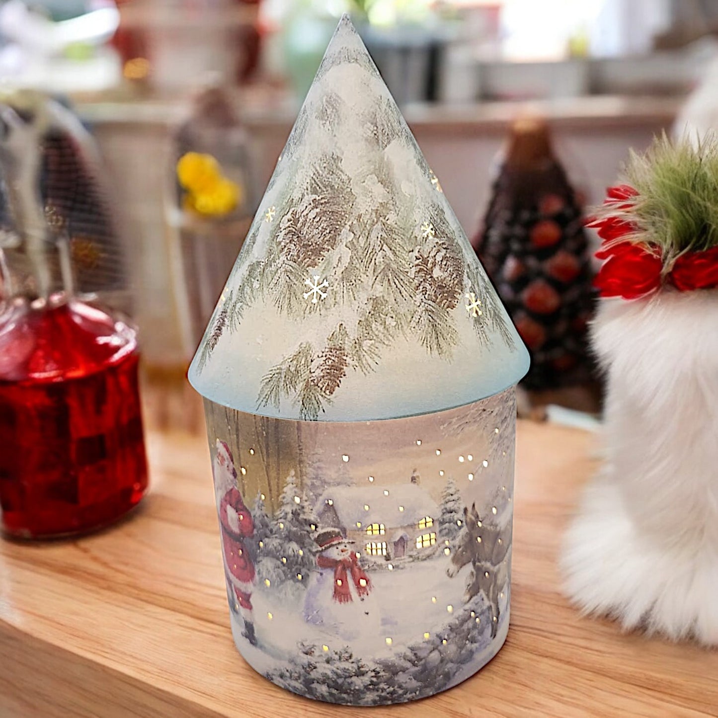 Enchanted Winter Village Nightlight - Festive Christmas Decoration