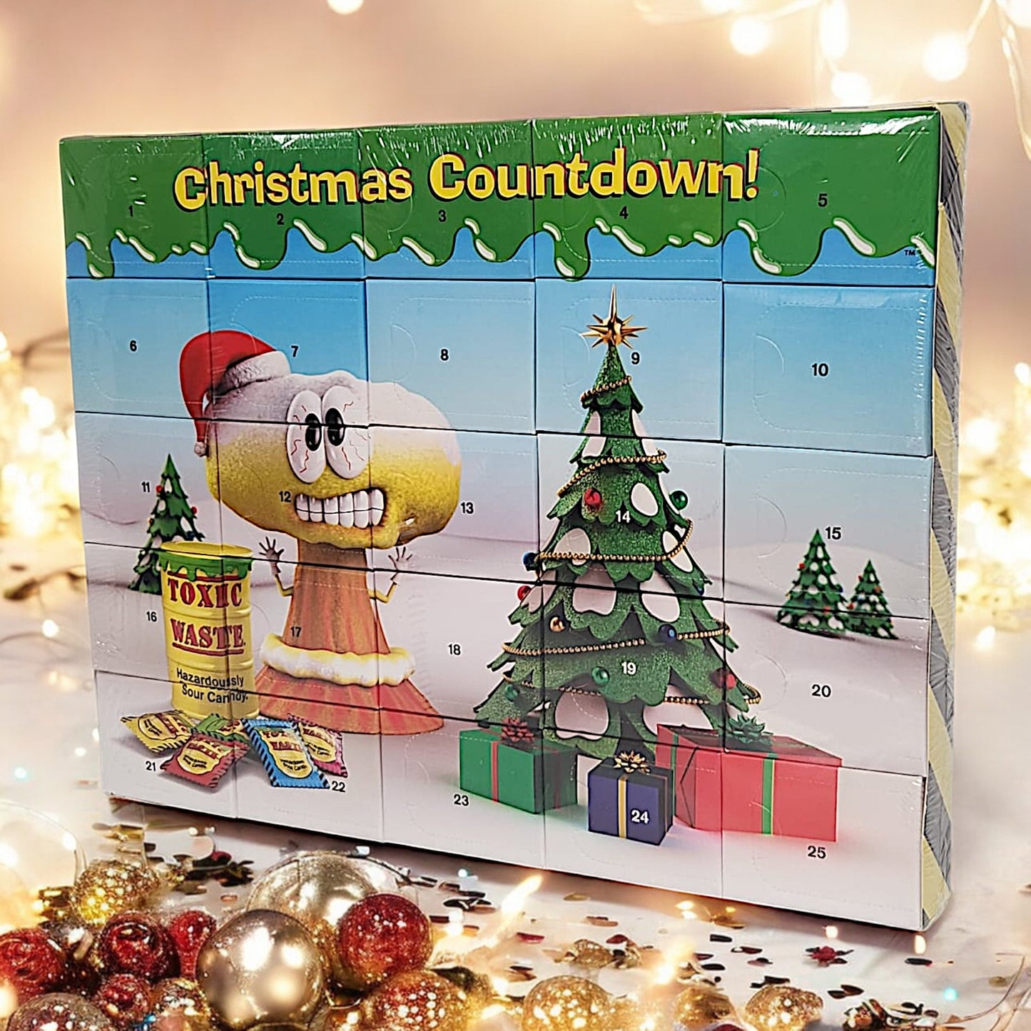 Toxic Waste Christmas Advent Calendar: 24 Days of Sour Candy Fun