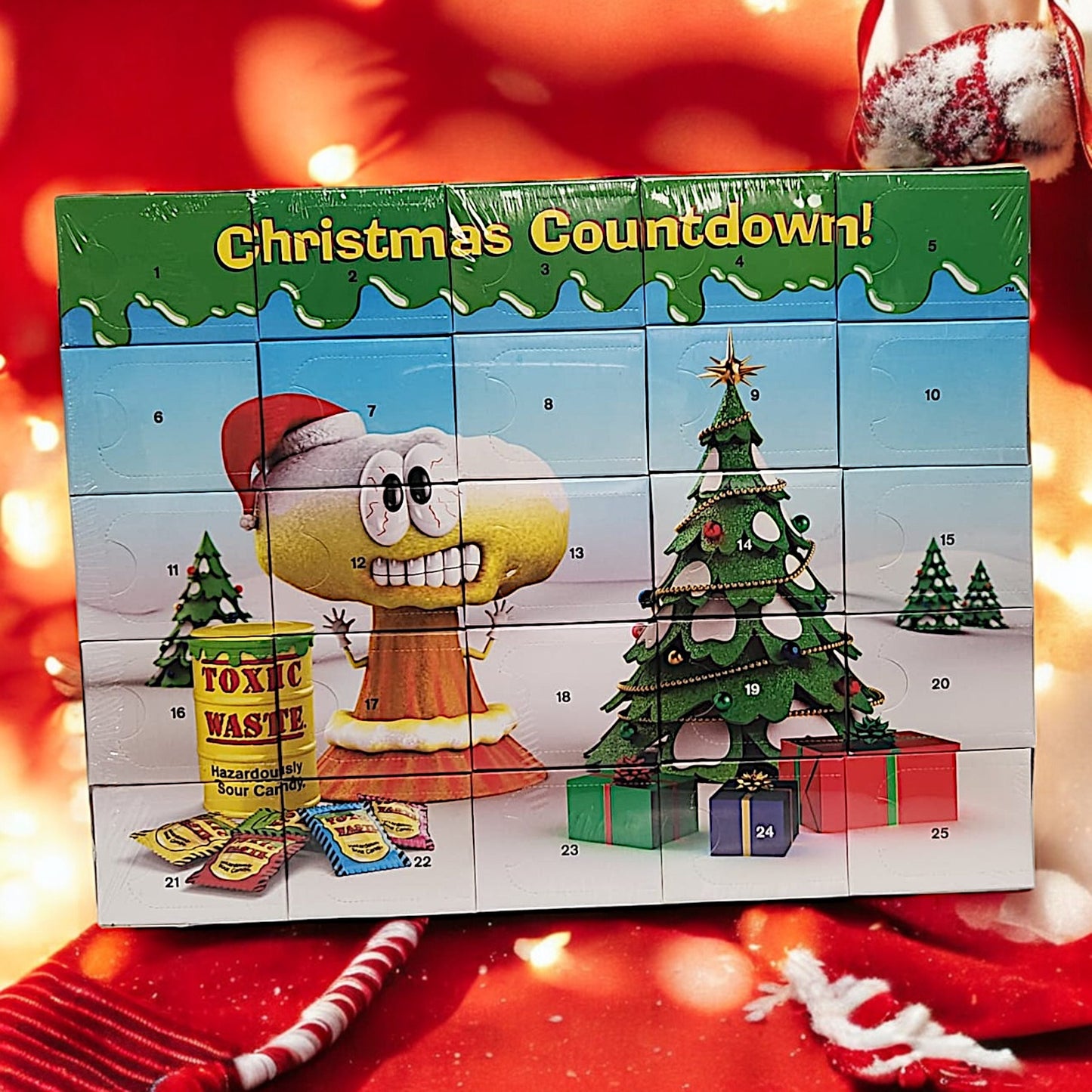 Toxic Waste Christmas Advent Calendar: 24 Days of Sour Candy Fun