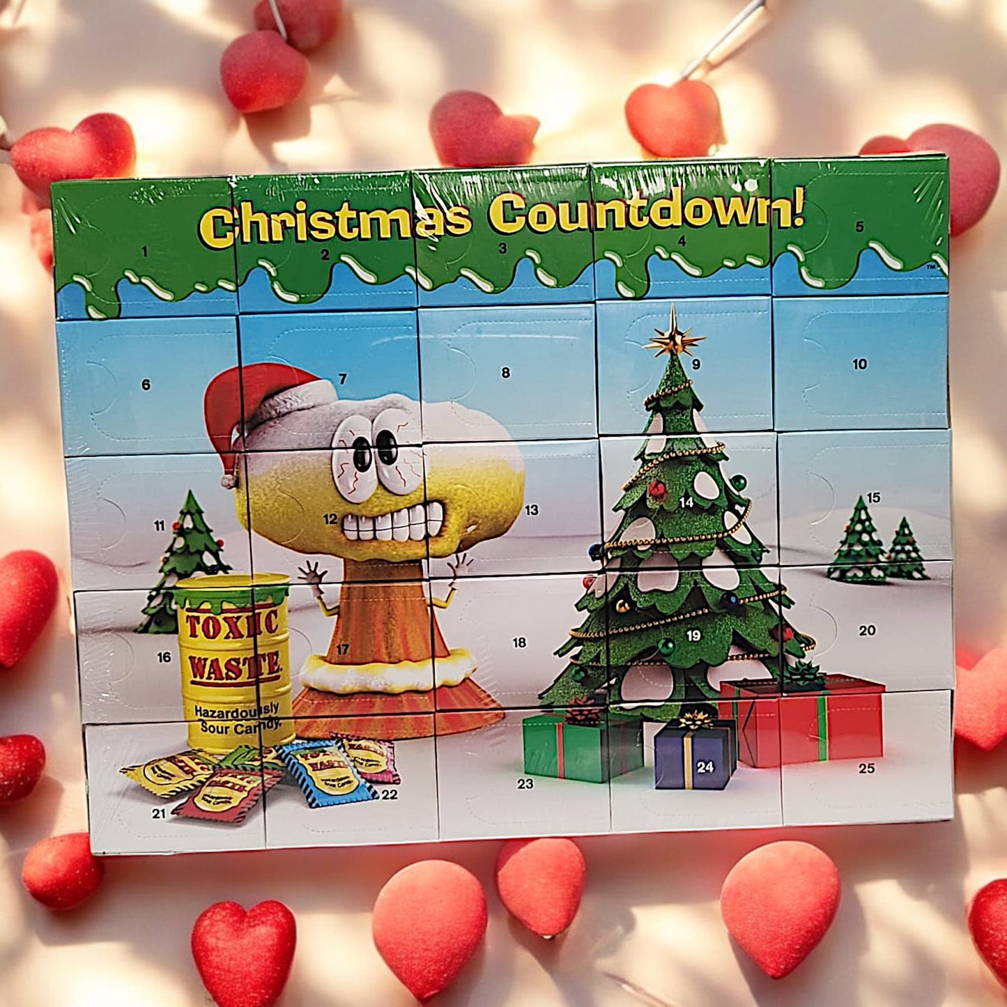 Toxic Waste Christmas Advent Calendar: 24 Days of Sour Candy Fun