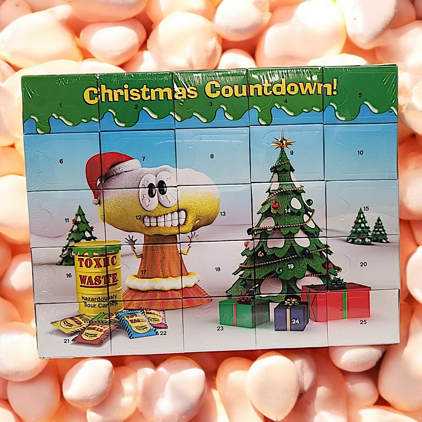 Toxic Waste Christmas Advent Calendar: 24 Days of Sour Candy Fun