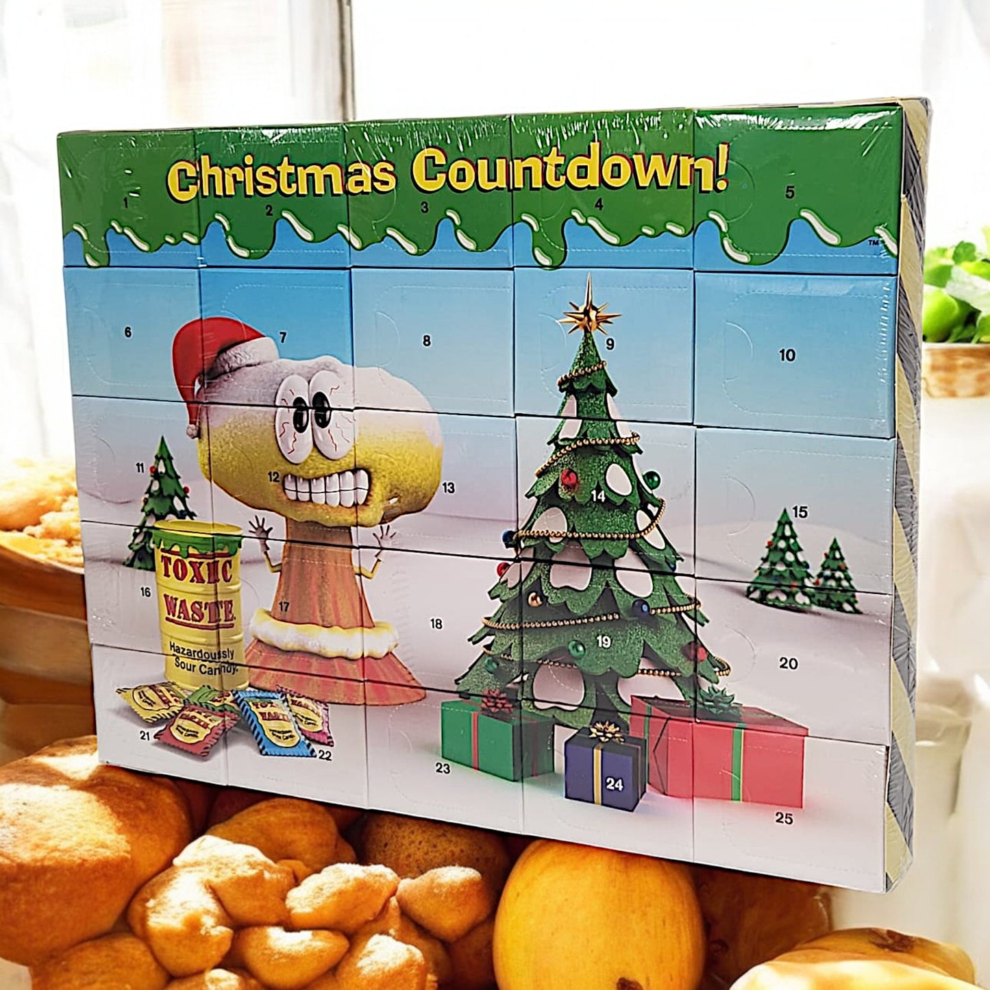 Toxic Waste Christmas Advent Calendar: 24 Days of Sour Candy Fun