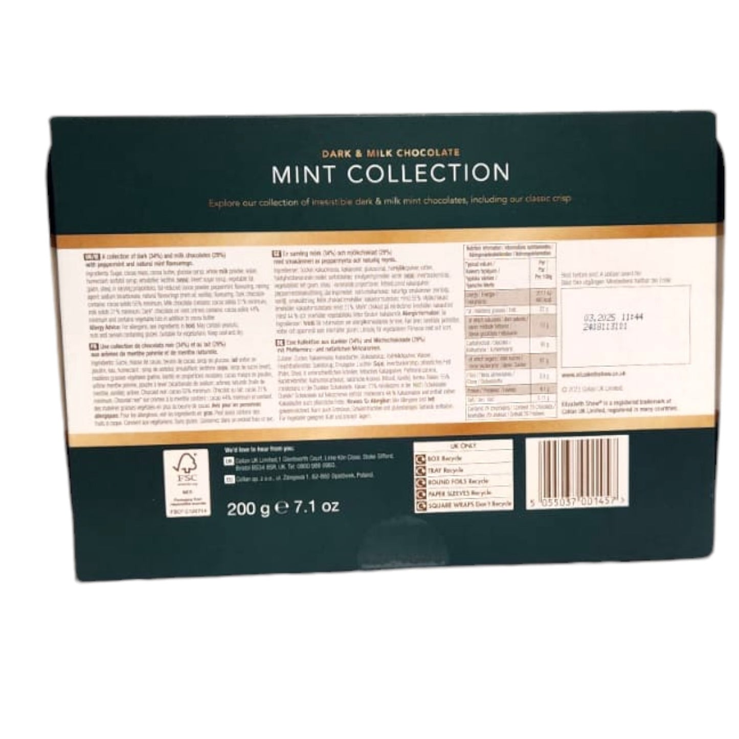 Elizabeth Shaw Mint Collection - Dark & Milk Chocolate Assortment