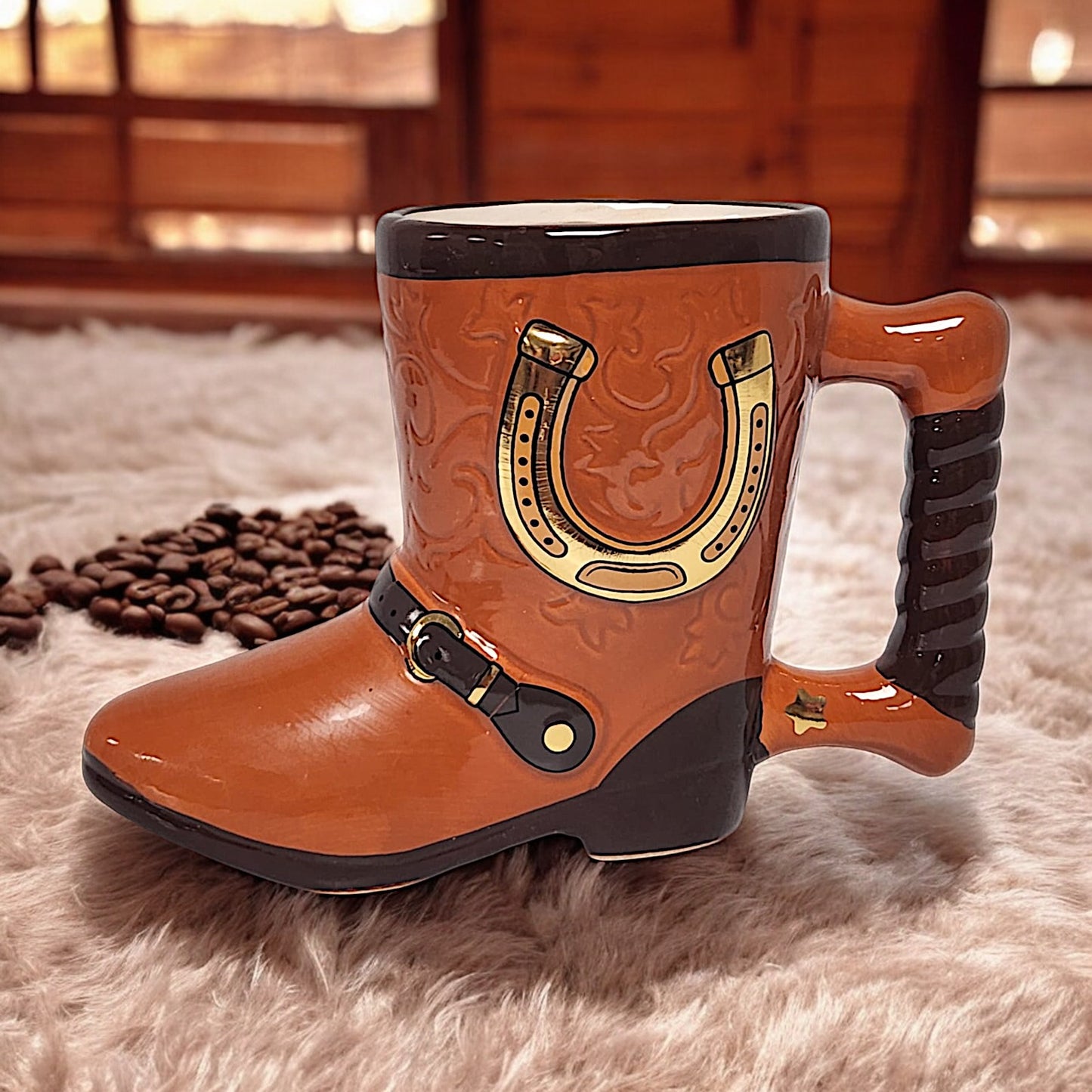 Cowboy Boot Ceramic Mug - Unique and Fun Novelty Gift