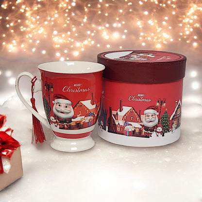 Festive Christmas Mug Collection: 4 Unique Designs