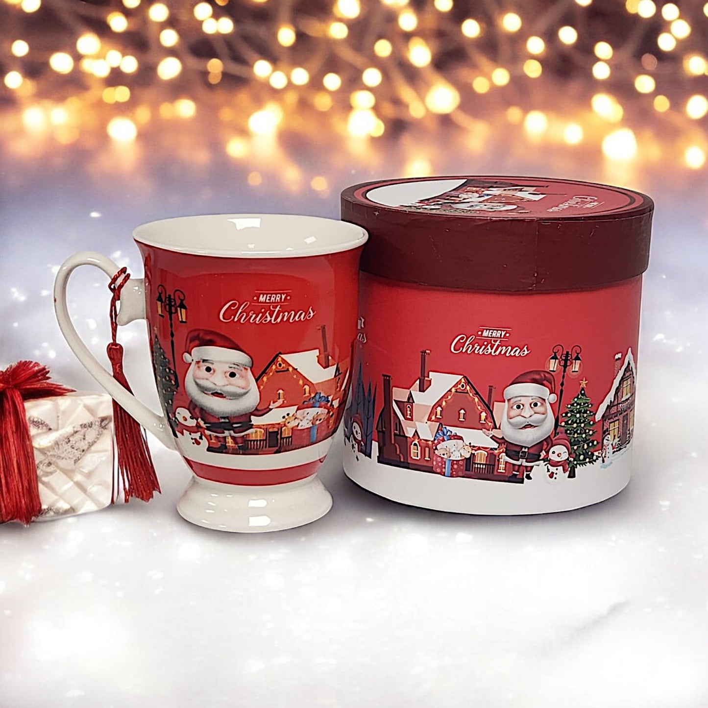 Festive Christmas Mug Collection: 4 Unique Designs