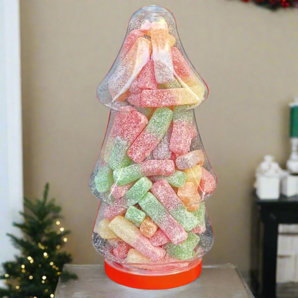 Festive Fizzy Christmas Tree Candy Jar