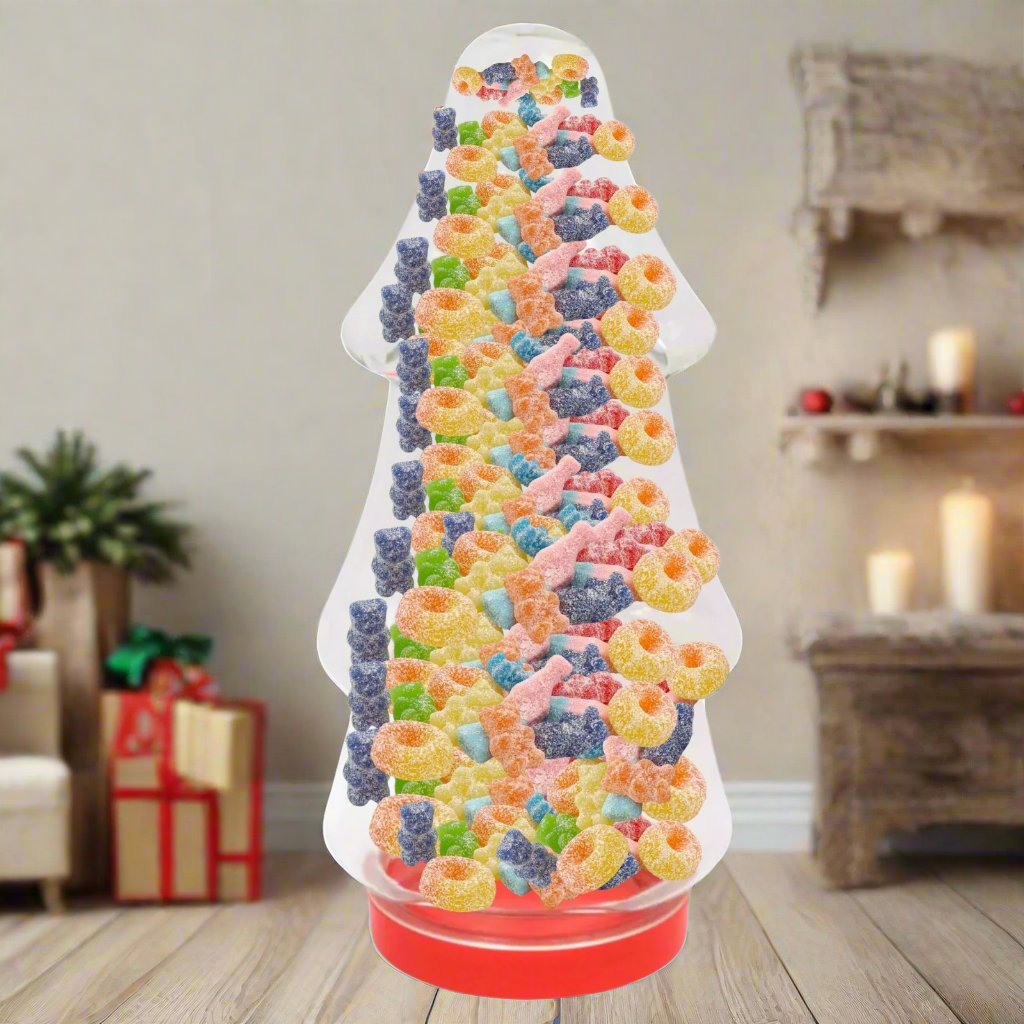 Lighted Gummy Candy Christmas Tree - Festive Sweet Treat