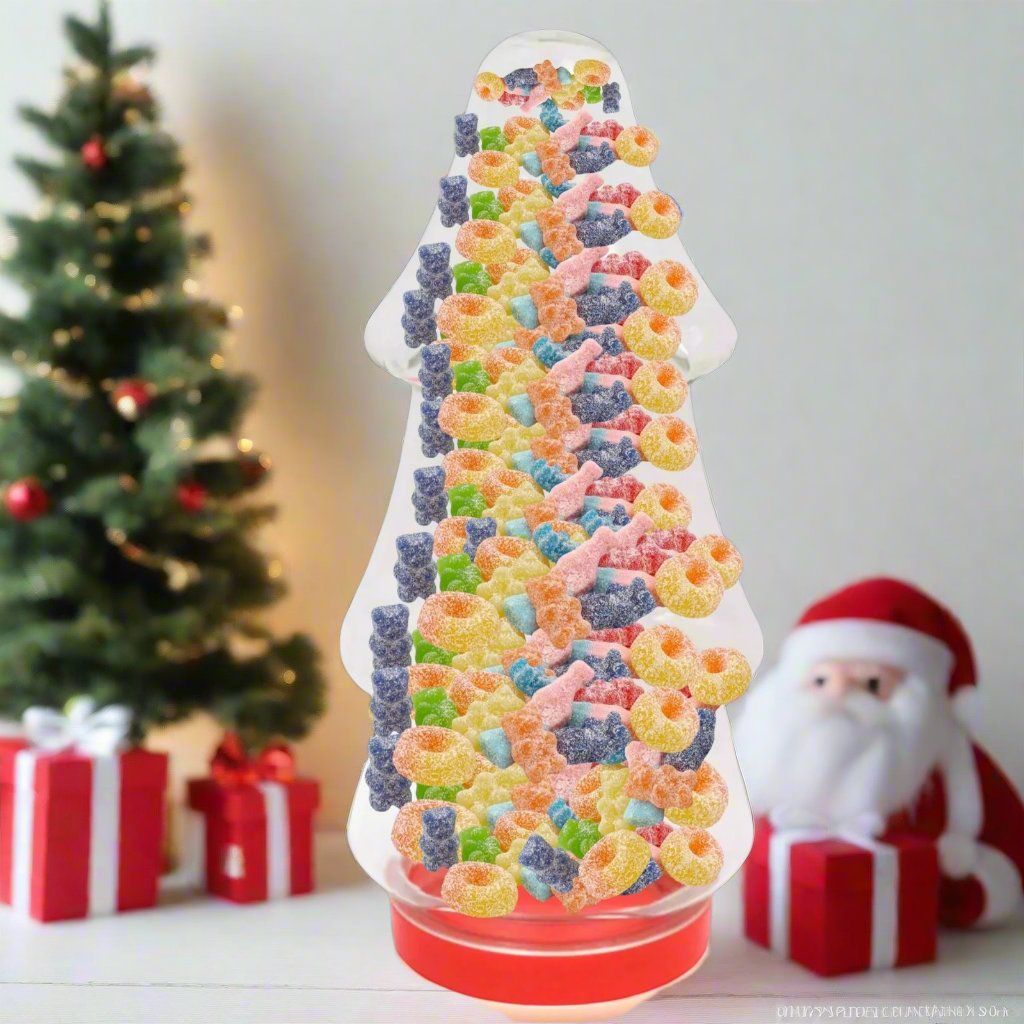 Lighted Gummy Candy Christmas Tree - Festive Sweet Treat