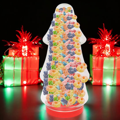 Lighted Gummy Candy Christmas Tree - Festive Sweet Treat