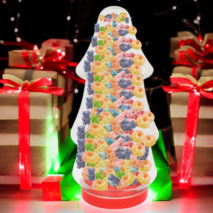 Lighted Gummy Candy Christmas Tree - Festive Sweet Treat