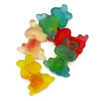 Fruity Colourful & delicious Gummy Bunnies  Soft & Chewy Sweets Fast Delivery!