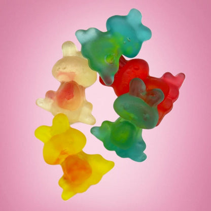 Fruity Colourful & delicious Gummy Bunnies  Soft & Chewy Sweets Fast Delivery!