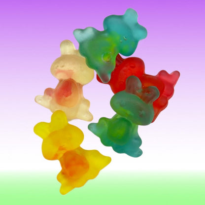 Fruity Colourful & delicious Gummy Bunnies  Soft & Chewy Sweets Fast Delivery!