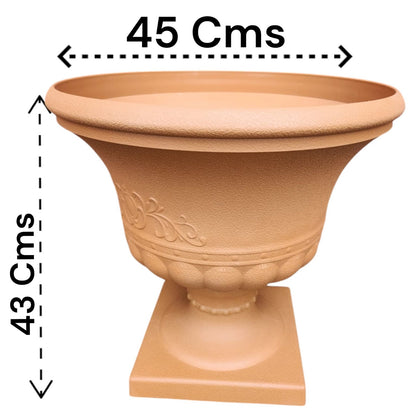 Elegant Decorative Garden Planter Classic Urn Style Lightweight & Durable