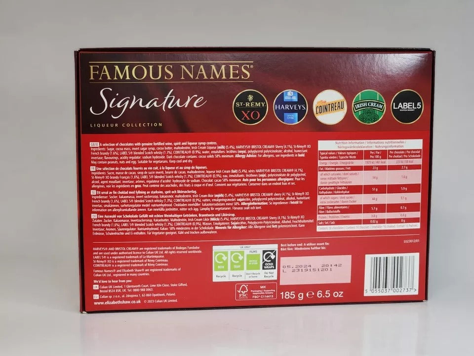 Famous Name Signature Chocolate Collection