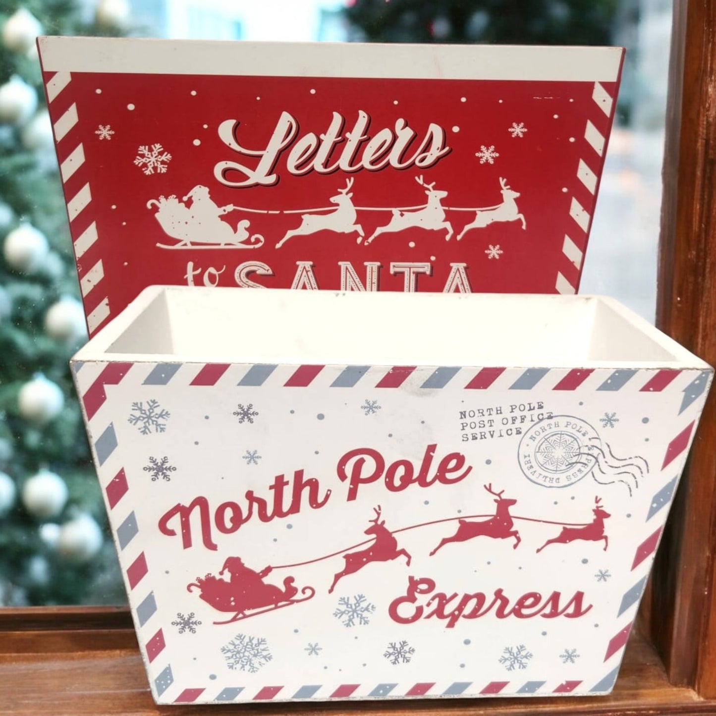 Divas World Letters to Santa Planter Box - Festive Christmas Decoration