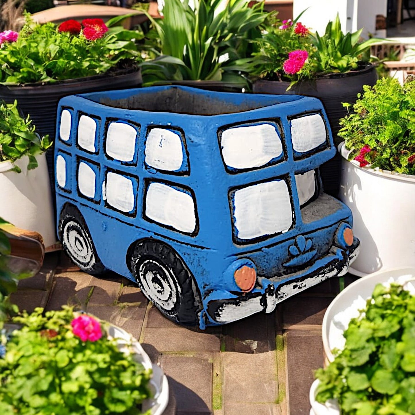 Blue Route Planter Set - Indoor/Outdoor