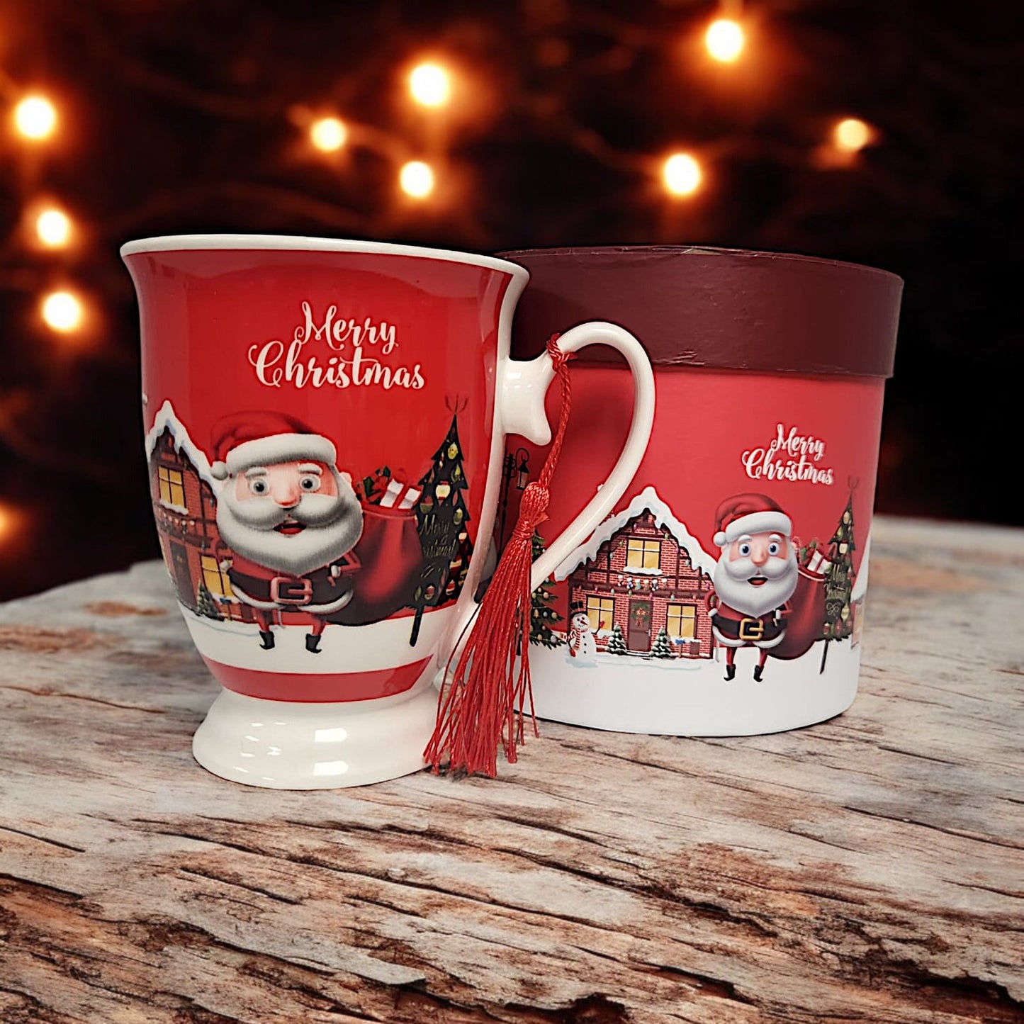 Festive Christmas Mug Collection: 4 Unique Designs