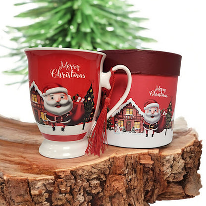 Festive Christmas Mug Collection: 4 Unique Designs